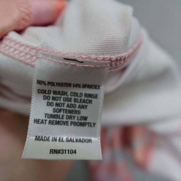 Zelos 7/8 Leggings Women’s Large Pink Peach Watercolor Tie Dye Athletic Gym Yoga - Picture 10 of 10